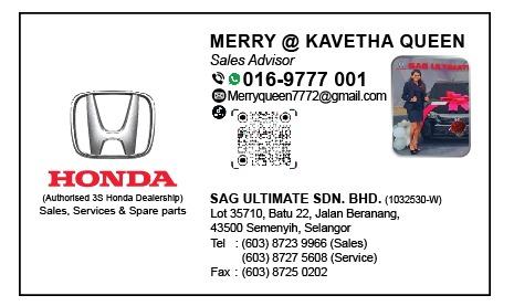 Kad bisnes Honda Merry